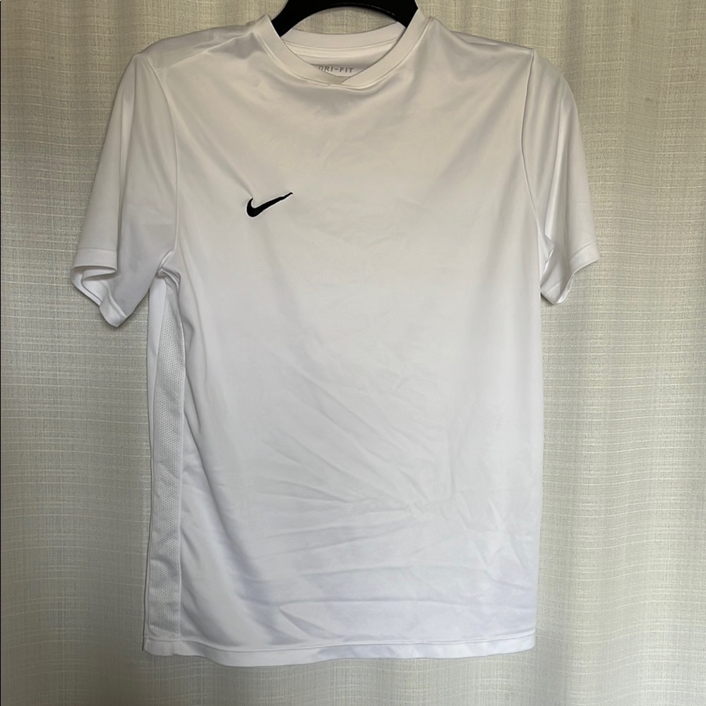 Nike Boys Dri Fit White Shirt